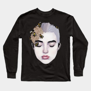 Bee Brain Long Sleeve T-Shirt